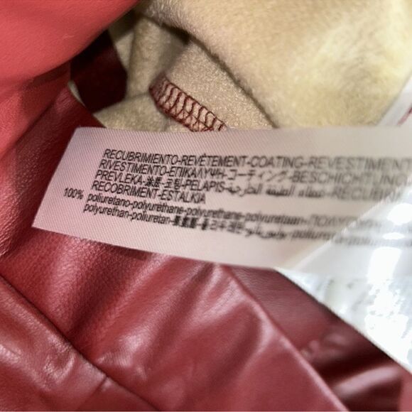 Zara Red Faux Leather Hi-rise
Legging(Size Medium) - Picture 9 of 10